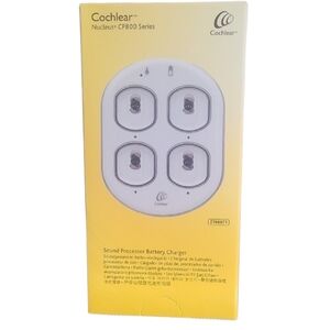 Cochlear Nucleus CP800 Series 4 Bay Battery Charger Open Box Unused